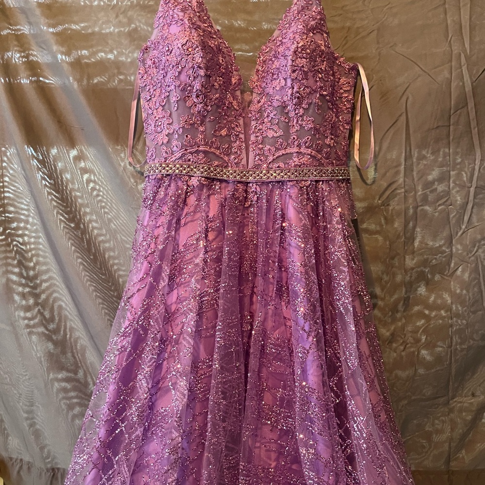 Lavender prom dress